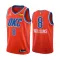 Camiseta Oklahoma City Thunder Jalen Williams 8 Statement Edition 2022-23 Naranja Swingman para Hombre