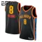 Camiseta Oklahoma City Thunder Jalen Williams City Edition 2024-25 Negro Swingman para Niño