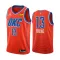 Camiseta Oklahoma City Thunder Ousmane Dieng 13 Statement Edition 2022-23 Naranja Swingman para Hombre