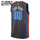 Camiseta Oklahoma City Thunder Personalizada City Edition 2022-23 Negro Swingman para Niño
