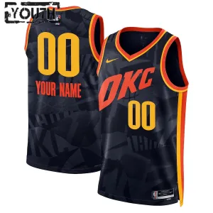 Camiseta Oklahoma City Thunder Personalizada City Edition 2023-24 Swingman para Niño