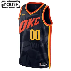 Camiseta Oklahoma City Thunder Personalizada City Edition 2023-24 Swingman para Niño
