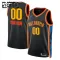 Camiseta Oklahoma City Thunder Personalizada City Edition 2024-25 Negro Swingman para Niño