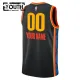 Camiseta Oklahoma City Thunder Personalizada City Edition 2024-25 Negro Swingman para Niño