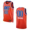 Camiseta Oklahoma City Thunder Personalizada Statement Edition 2022-23 Naranja Swingman para Hombre