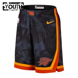 Pantalones Oklahoma City Thunder City Edition 2023-24 Swingman para Niño