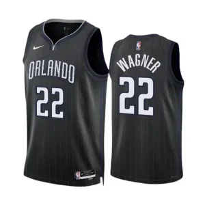 Camiseta Orlando Magic Franz Wagner 22 City Edition 2022-23 Negro Swingman para Hombre