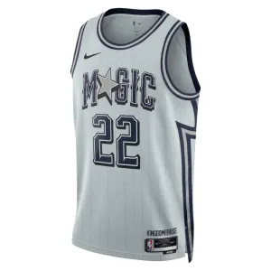 Camiseta Orlando Magic Franz Wagner City Edition 2024-25 Gris Swingman para Hombre