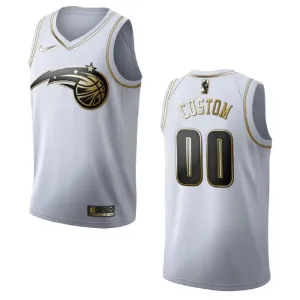 Camiseta Orlando Magic Golden Edition Personalizada Blanco Swingman para Hombre