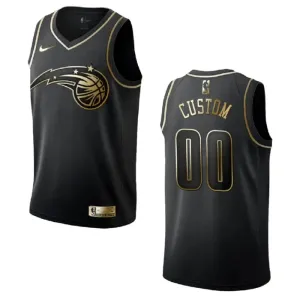 Camiseta Orlando Magic Golden Edition Personalizada Negro Swingman para Hombre