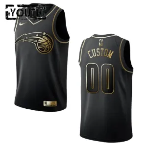 Camiseta Orlando Magic Golden Edition Personalizada Negro Swingman para Niño