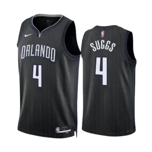 Camiseta Orlando Magic Jalen Suggs 4 City Edition 2022-23 Negro Swingman para Hombre Camiseta Orlando Magic Jalen Suggs 4 City Edition 2022-23 Negro Swingman para Hombre