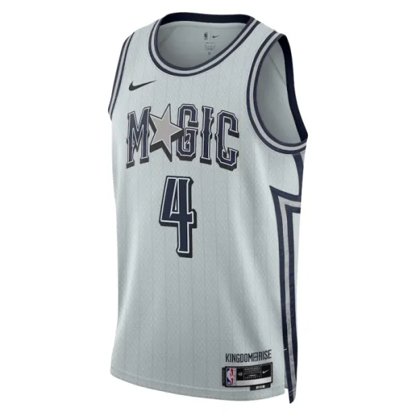 Camiseta Orlando Magic Jalen Suggs City Edition 2024-25 Gris Swingman para Hombre