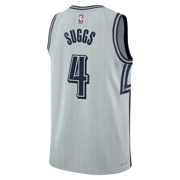 Camiseta Orlando Magic Jalen Suggs City Edition 2024-25 Gris Swingman para Hombre
