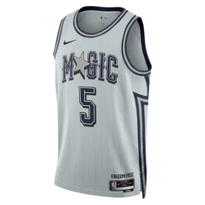 Camiseta Orlando Magic Paolo Banchero City Edition 2024-25 Gris Swingman para Hombre