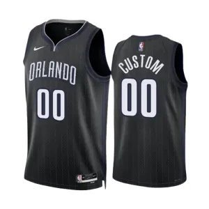 Camiseta Orlando Magic Personalizada City Edition 2022-23 Negro Swingman para Hombre