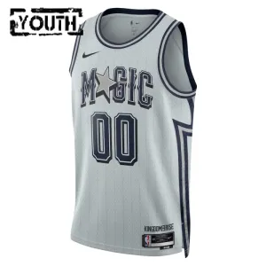 Camiseta Orlando Magic Personalizada City Edition 2024-25 Gris Swingman para Niño