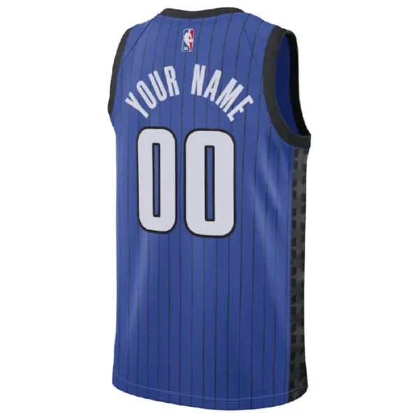Camiseta Orlando Magic Personalizada Statement Edition Azul Swingman para Hombre