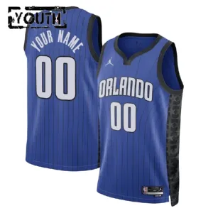 Camiseta Orlando Magic Personalizada Statement Edition Azul Swingman para Niño