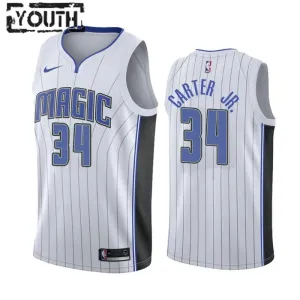 Camiseta Orlando Magic Wendell Carter JR 34 Association Edition Blanco Swingman para Niño