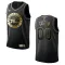Camiseta Philadelphia 76ers Golden Edition Personalizada Negro Swingman para Hombre