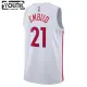 Camiseta Philadelphia 76ers Joel Embiid 21 City Edition 2022-23 Blanco Swingman para Niño