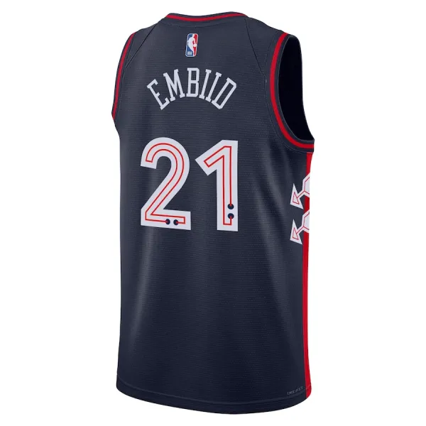 Camiseta Philadelphia 76ers Joel Embiid City Edition 2023-24 Swingman para Hombre