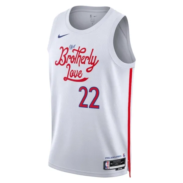 Camiseta Philadelphia 76ers Matisse Thybulle 22 City Edition 2022-23 Blanco Swingman para Hombre