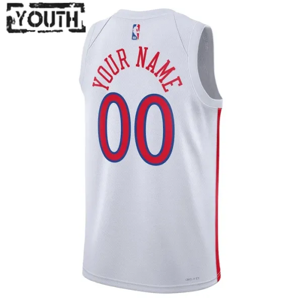 Camiseta Philadelphia 76ers Personalizada City Edition 2022-23 Swingman para Niño
