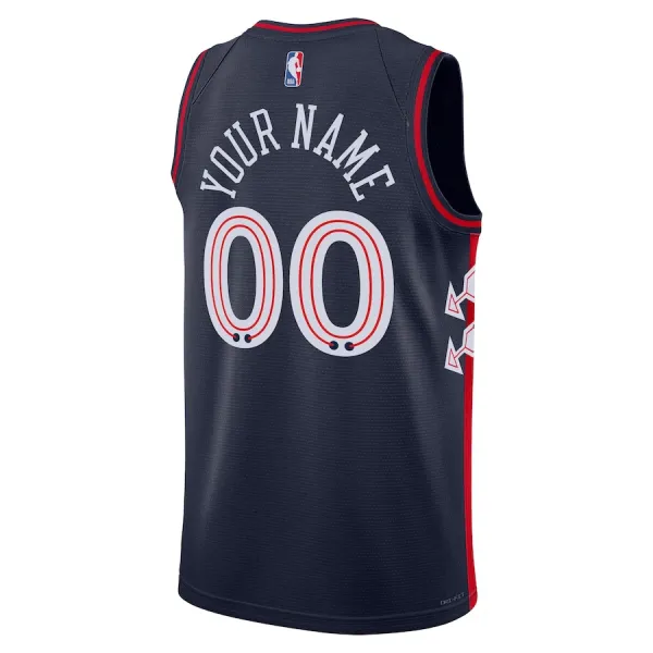 Camiseta Philadelphia 76ers Personalizada City Edition 2023-24 Swingman para Hombre