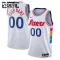 Camiseta Philadelphia 76ers Personalizada City Edition 2024-25 Blanco Swingman para Niño