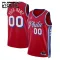Camiseta Philadelphia 76ers Personalizada Statement Edition Rojo Swingman para Niño