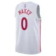 Camiseta Philadelphia 76ers Tyrese Maxey 0 City Edition 2022-23 Blanco Swingman para Hombre
