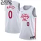 Camiseta Philadelphia 76ers Tyrese Maxey 0 City Edition 2022-23 Blanco Swingman para Niño