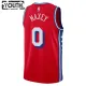 Camiseta Philadelphia 76ers Tyrese Maxey 0 Statement Edition Rojo Swingman para Niño