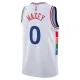 Camiseta Philadelphia 76ers Tyrese Maxey City Edition 2024-25 Blanco Swingman para Hombre