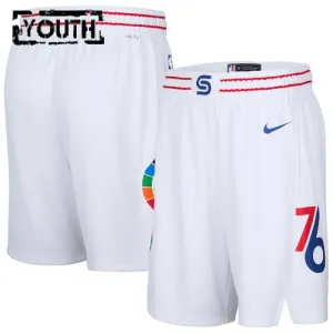 Pantalones Philadelphia 76ers City Edition 2024-25 Swingman para Niño