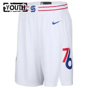 Pantalones Philadelphia 76ers City Edition 2024-25 Swingman para Niño