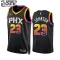 Camiseta Phoenix Suns Cameron Johnson 23 Statement Edition Negro Swingman para Niño