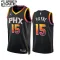 Camiseta Phoenix Suns Cameron Payne 15 Statement Edition Negro Swingman para Niño