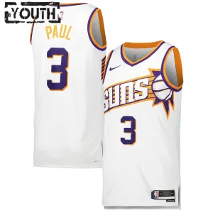 Camiseta Phoenix Suns Chris Paul Association Edition 2023-24 Blanco Swingman para Niño