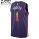 Camiseta Phoenix Suns Devin Booker City Edition 2023-24 Púrpura Swingman para Niño