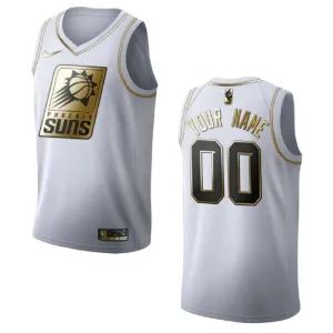 Camiseta Phoenix Suns Golden Edition Personalizada Blanco Swingman para Hombre