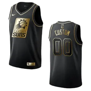 Camiseta Phoenix Suns Golden Edition Personalizada Negro Swingman para Hombre