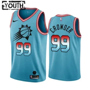 Camiseta Phoenix Suns Jae Crowder 99 City Edition 2022-23 Azul Swingman para Niño