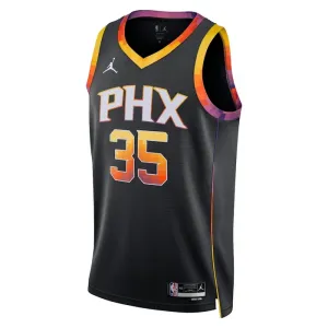 Camiseta Phoenix Suns Kevin Durant 35 Statement Edition Negro Swingman para Hombre