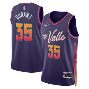 Camiseta Phoenix Suns Kevin Durant City Edition 2023-24 Púrpura Swingman para Hombre
