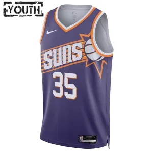 Camiseta Phoenix Suns Kevin Durant Icon Edition 2023-24 Púrpura Swingman para Niño