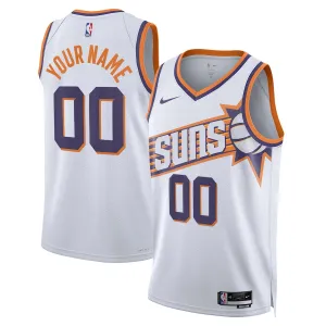 Camiseta Phoenix Suns Personalizada Association Edition 2023-24 Blanco Swingman para Hombre