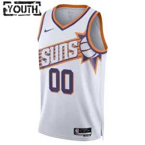 Camiseta Phoenix Suns Personalizada Association Edition 2023-24 Blanco Swingman para Niño
